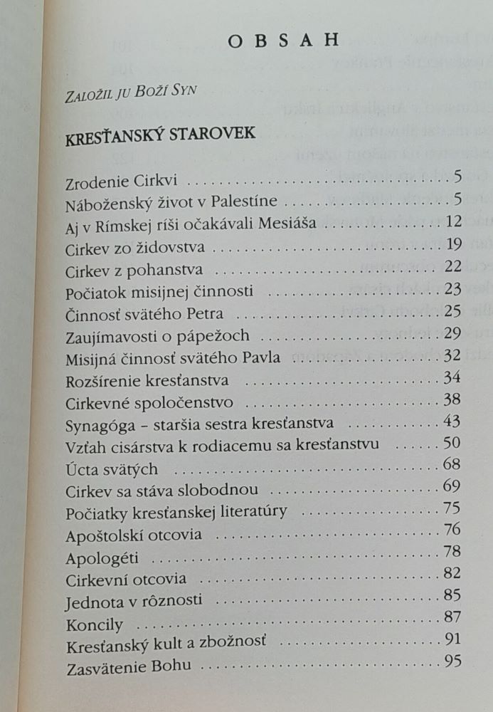 Dejiny mojej cirkvi I. II.
