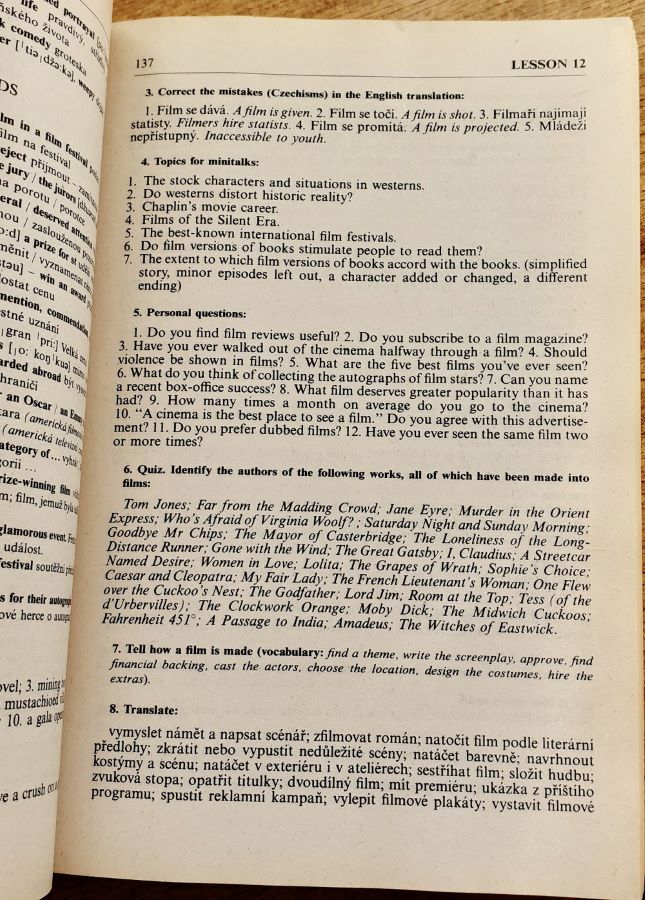 Angličtina pro pokročilé 2.