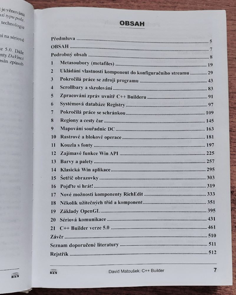 C++ Builder / Určeno pro verze 4.0 a 5.0 vývojové prostředí 2 díl