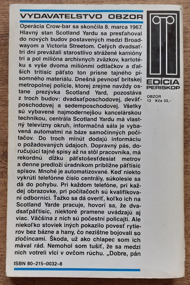 Scotland Yard zasahuje - Edícia Periskop