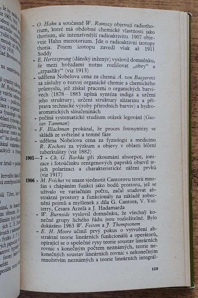Dějiny přírodních věd v datech / Chronologický přehled / Malé encyklopedie