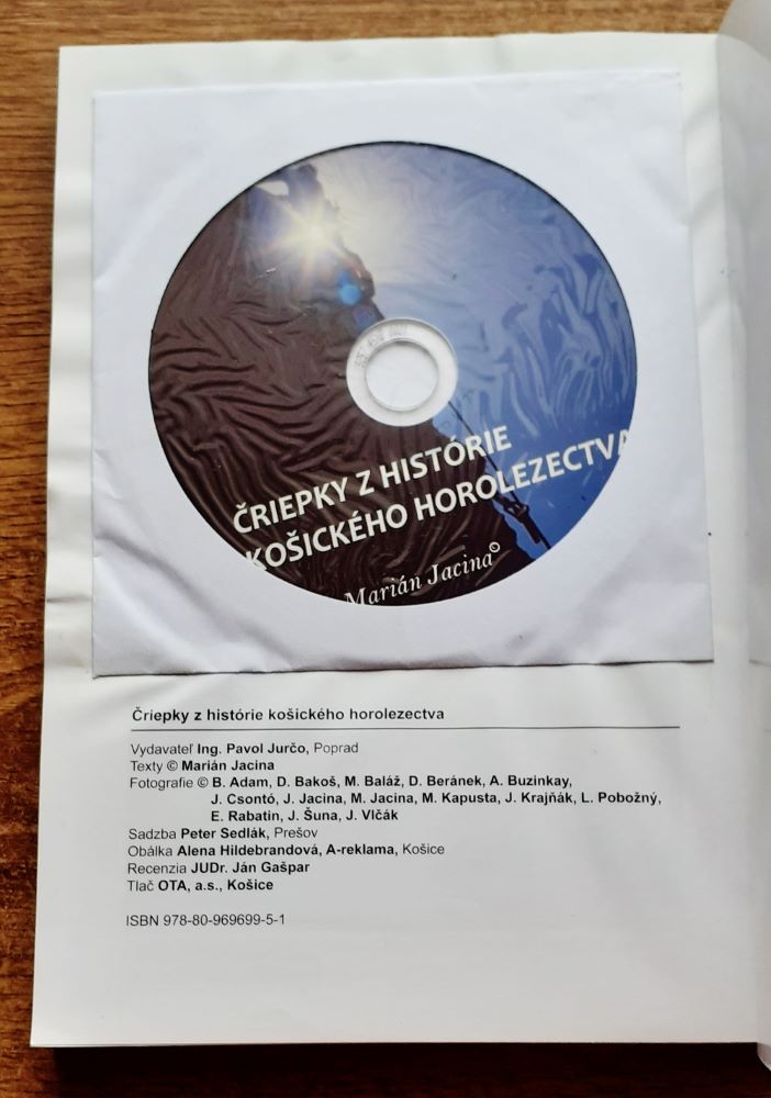 Čriepky z histórie košického horolezectva + CD