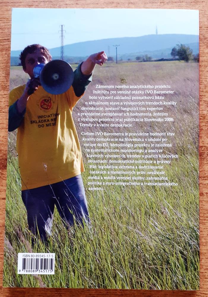 Trendy v kvalite demokracie / Slovensko 2008 / 1/2009