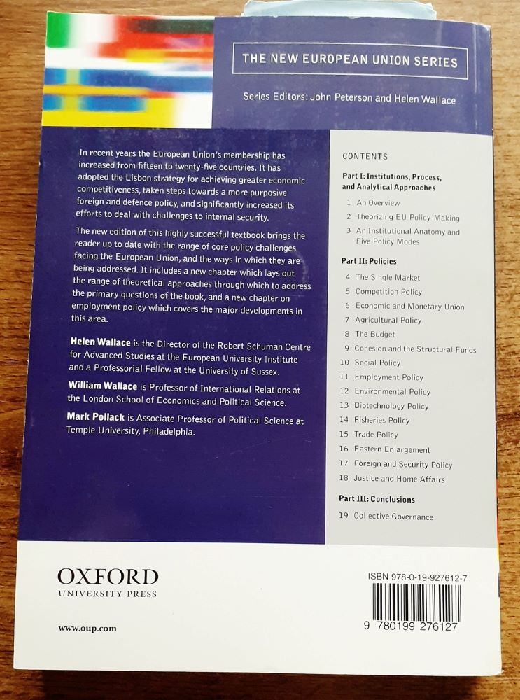 Policy-Making the European Union