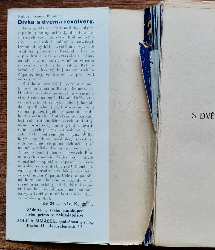 Dívka s dvěma revolvery / Robert Ames Bennet