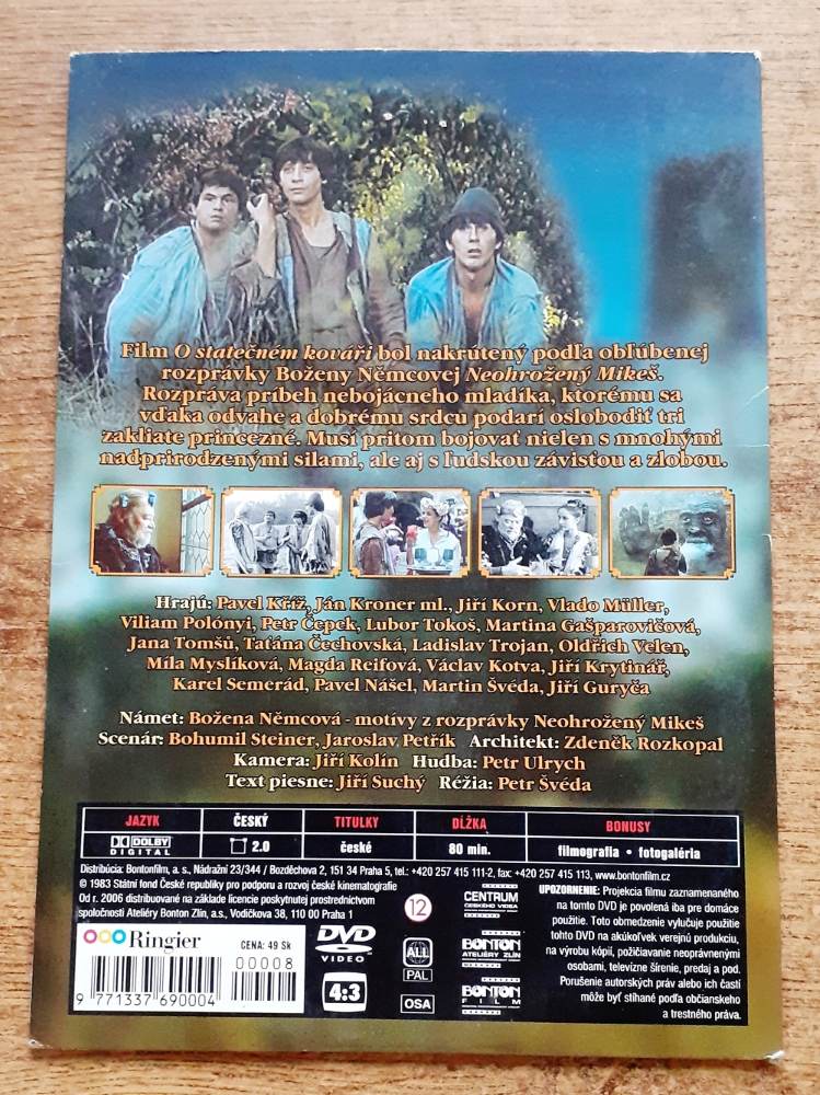 O statečném kováři / DVD