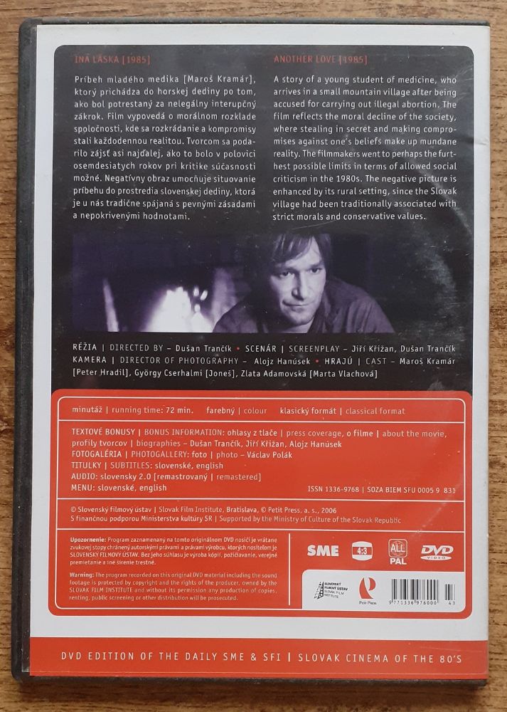 Iná láska / Edícia SME / DVD