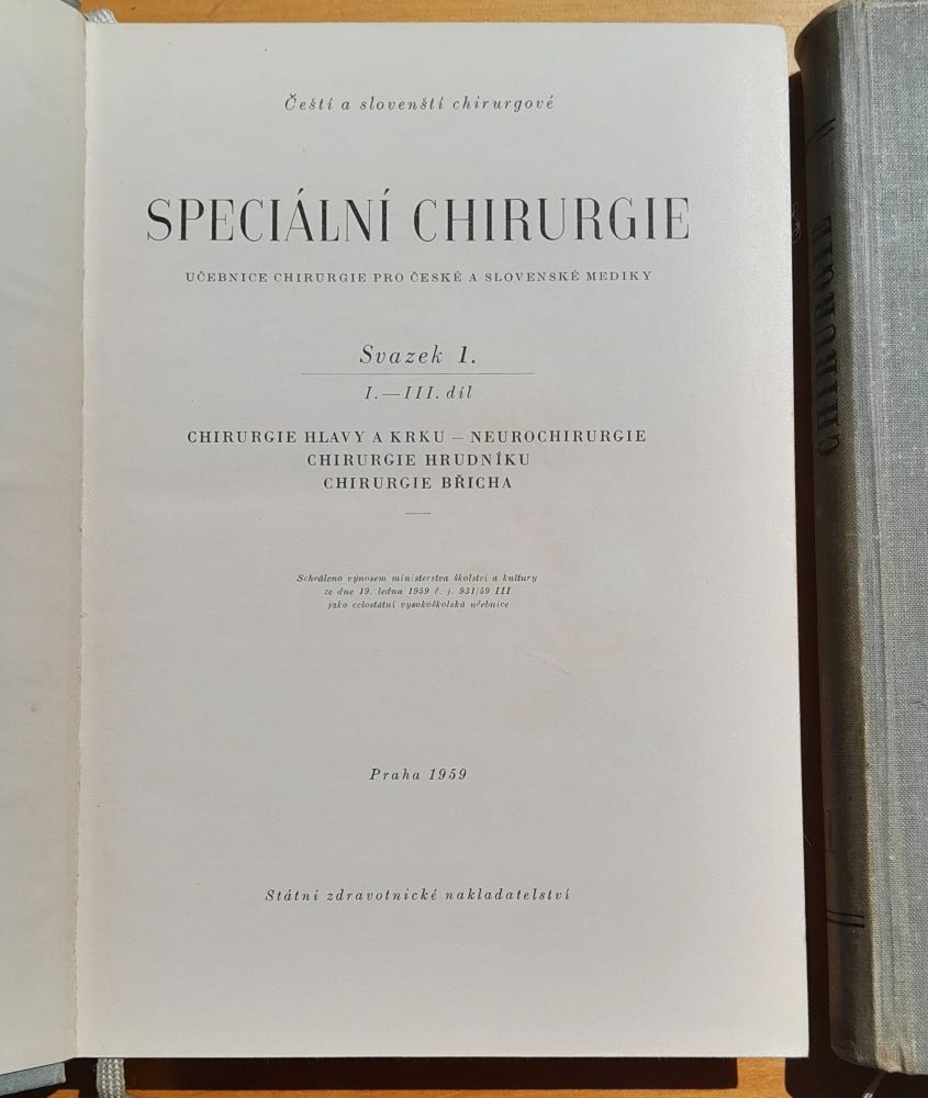 Speciální chirurgie I. II
