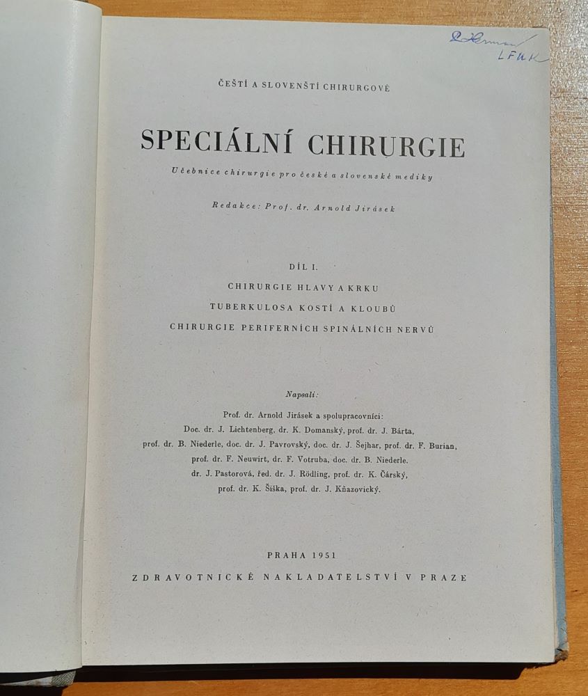 Speciální chirurgie díl I.