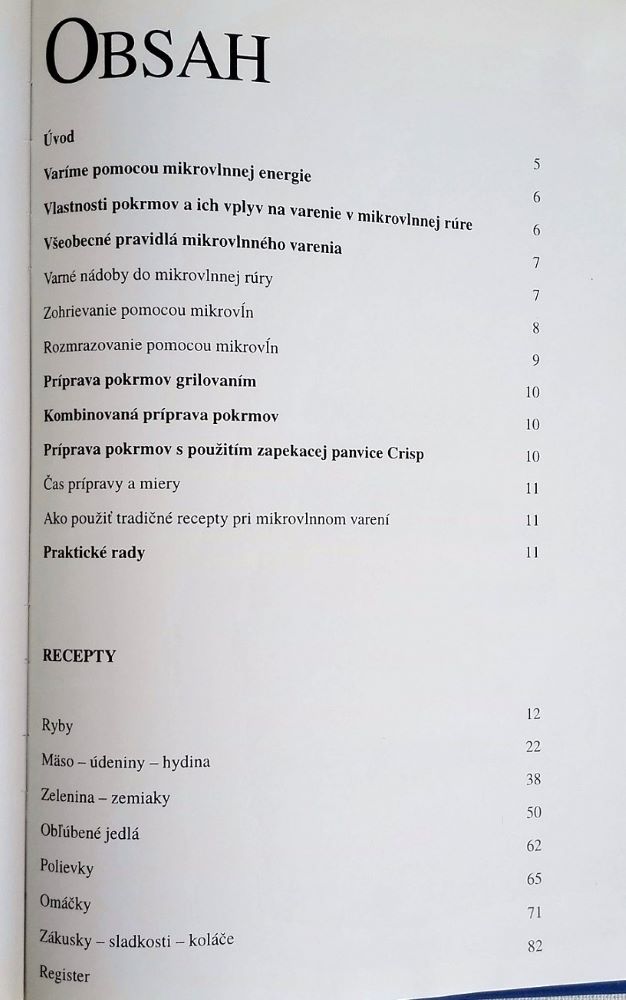 Mikrovlnná kuchárka