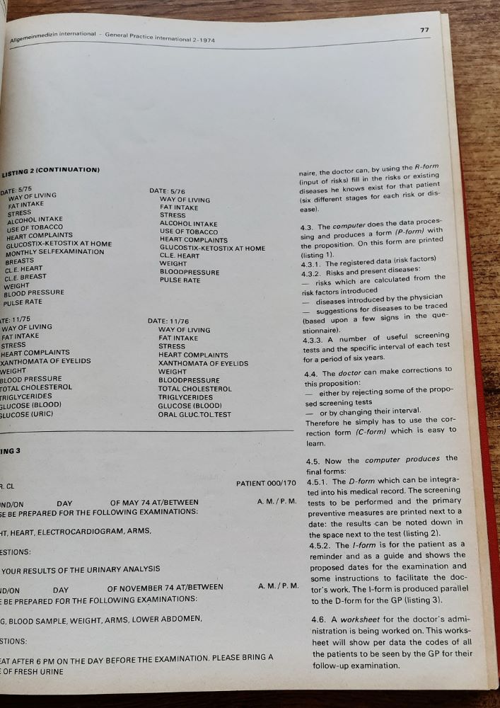 Allgemeineinmedizin international General Practice / Zviazané časopisy / 1-4 / 1974, 1-3 / 1975, 1-4 / 1976