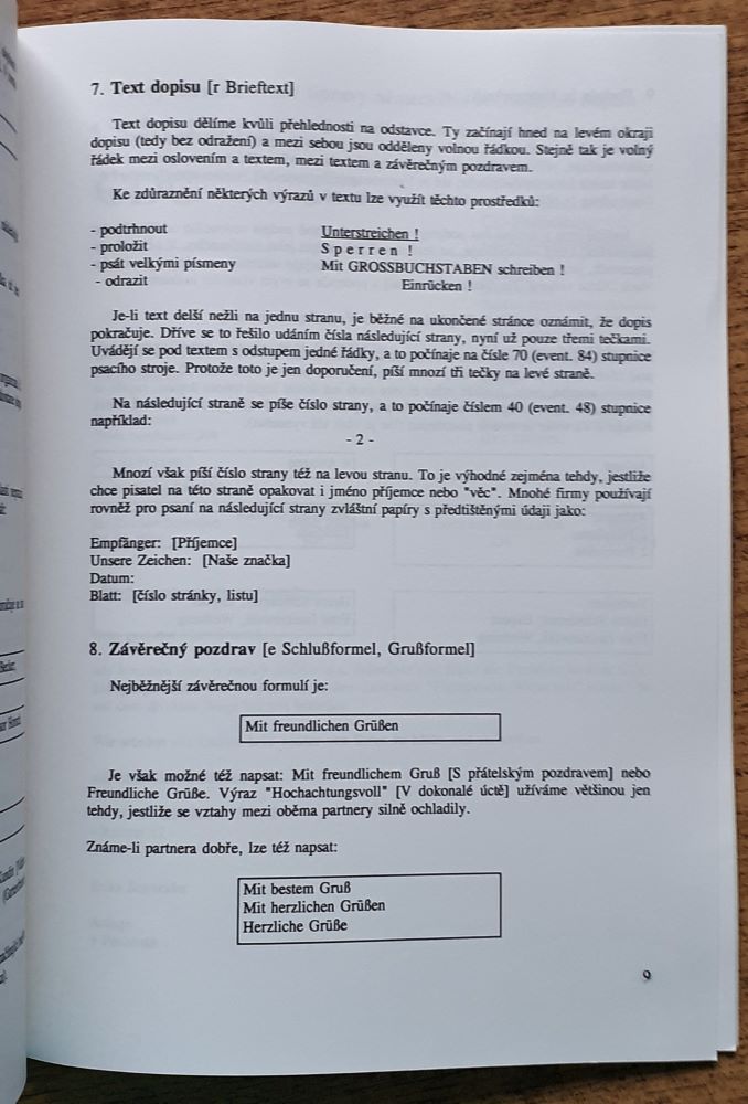 Jak psát německý obchodní dopis