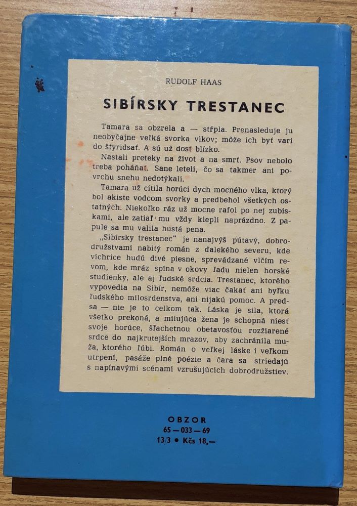 Sibírsky trestanec / Dobrodružný román
