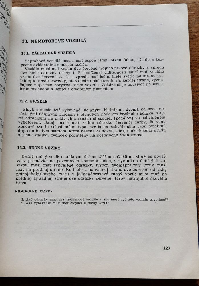 Vedenie motorových vozidiel / Traktory