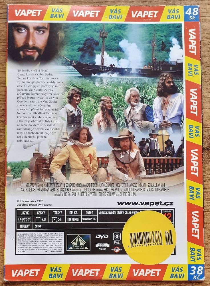 Černý korzár / DVD Čierny korzár