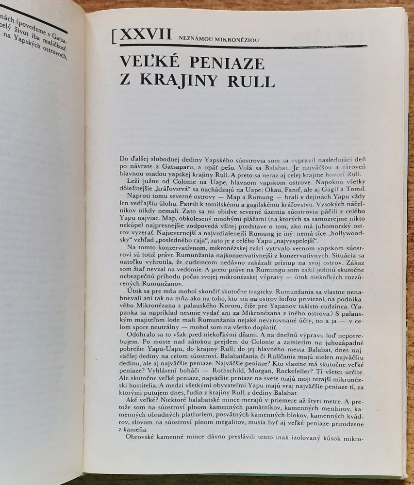 Neznámou Mikronéziou / Svetom (cestopis)