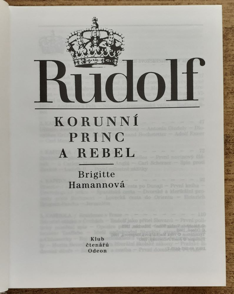 Rudolf, korunní princ a rebel