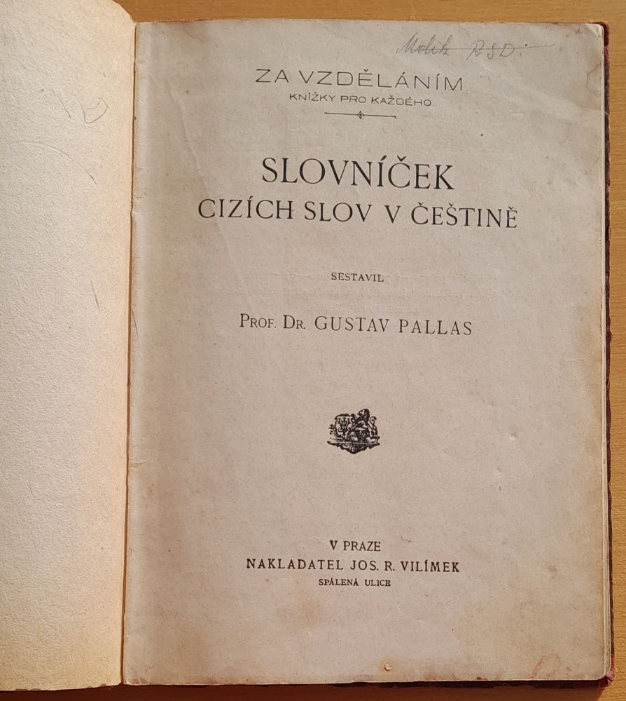 Slovníček cizích slov v češtině