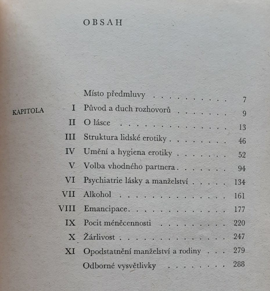 Rozhovory o lásce a manželství