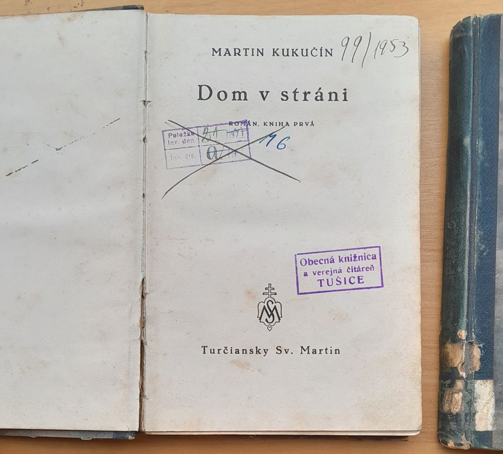 Dom v stráni / kniha prvá a druhá