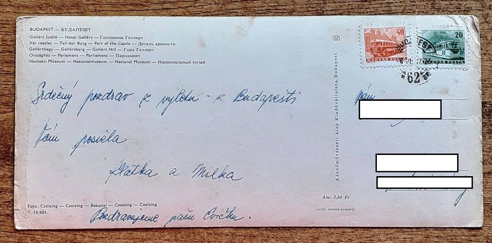 Maďarsko - Budapešť - 1972