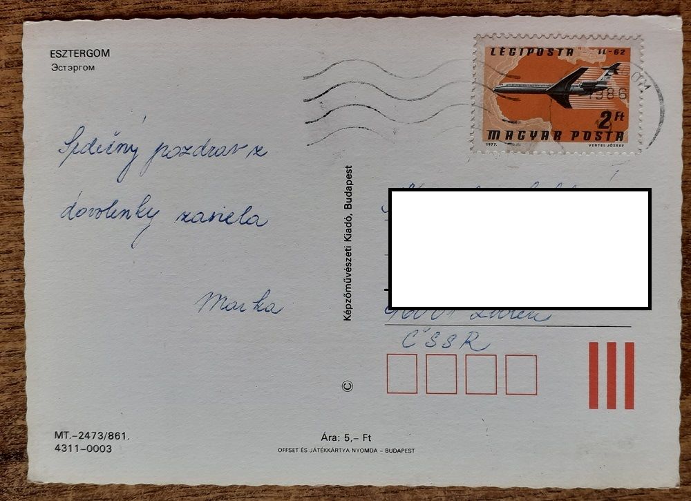 Maďarsko - Esztergom - 1986