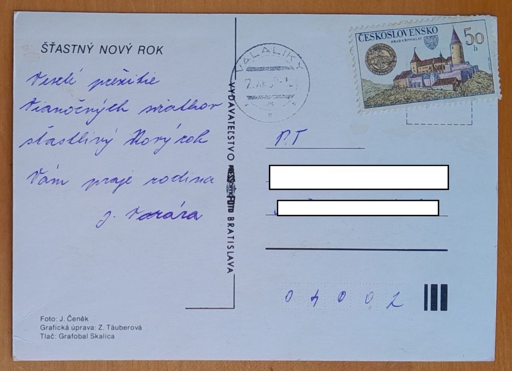 Šťastný Nový rok - Pour Féliciter
