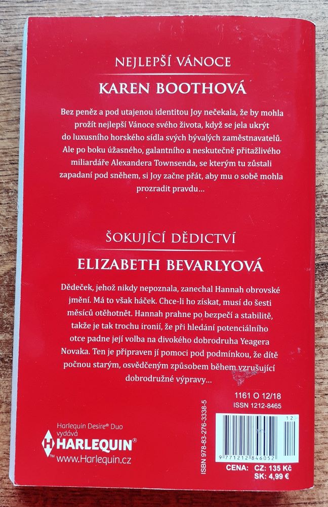 Nejlepší vánoce - Karen Boothová / Šokující dědictví - Elizabeth Bevarlyová