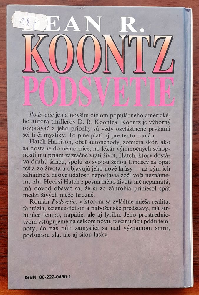 Podsvetie / Román plný mystiky a sci-fi.