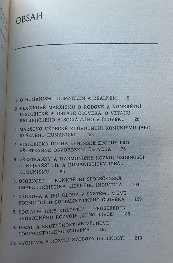 Filozofické pojetí člověka a výchova