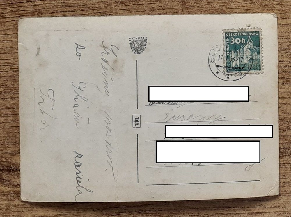 Sliač - Liečebný dom Slovensko - Liečebný dom Palace - 1953