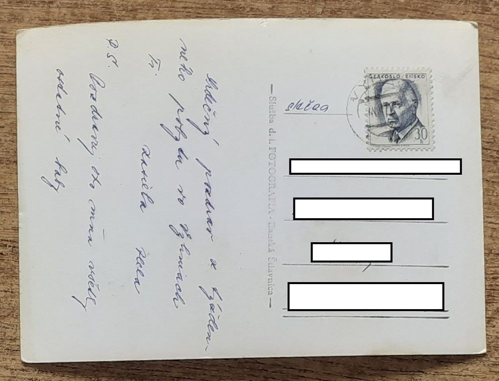 Vyhne - Termálne kúpalisko Baník - 1971