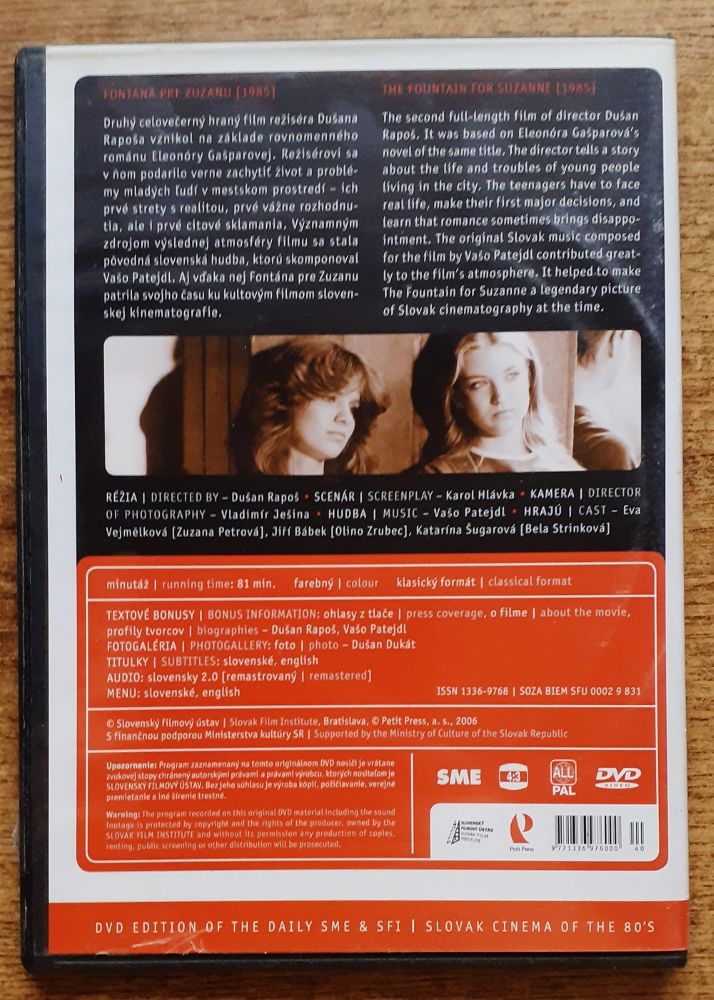 Fontána pre Zuzanu / Edícia SME / DVD