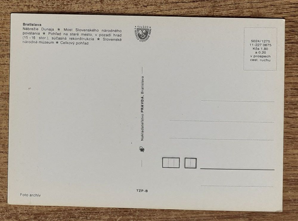 Bratislava - Nábrežie Dunaja - Most SNP - Staré mesto