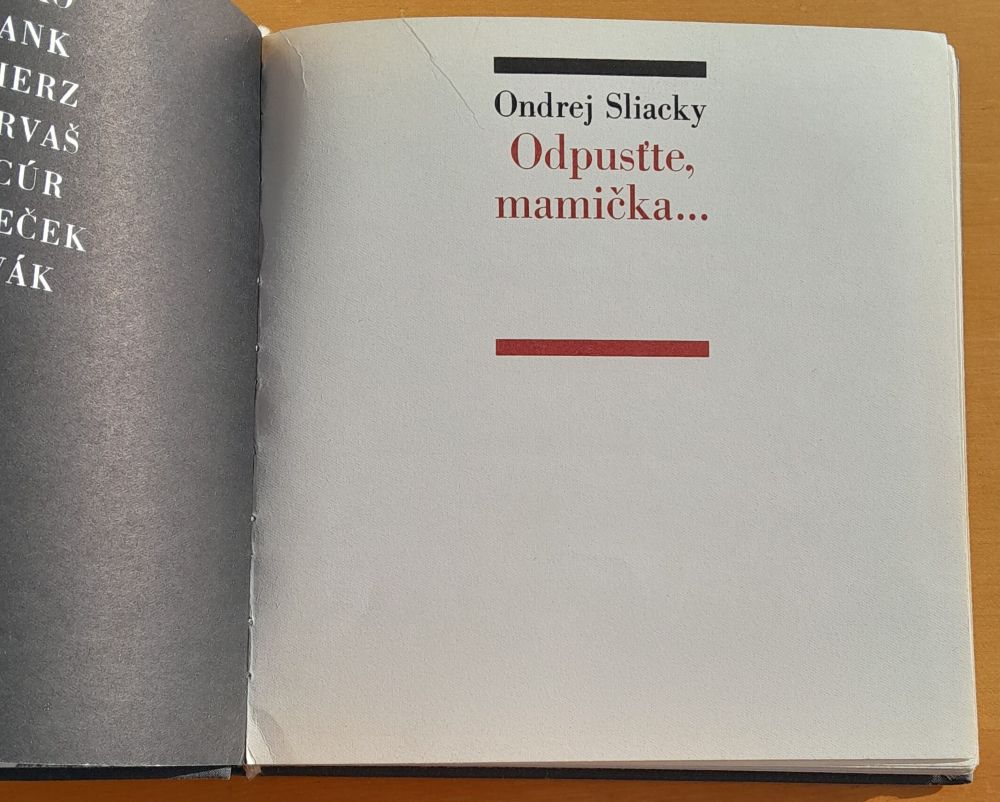 Odpusťte, mamička...