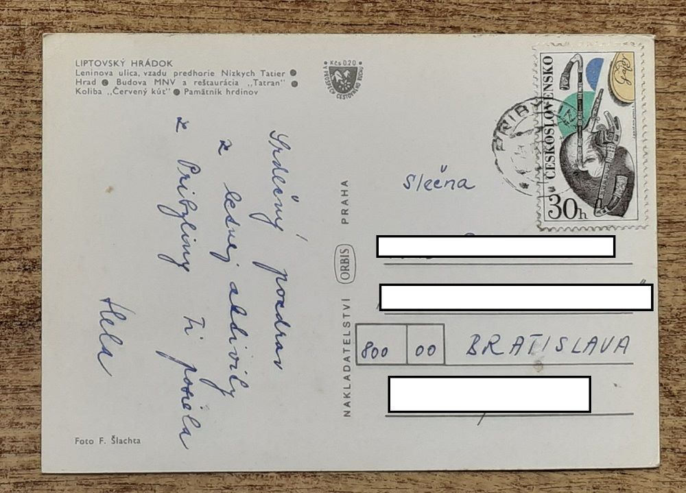Liptovský Hrádok - MNV - Tatran - Červený kút - Pamätník hrdinov