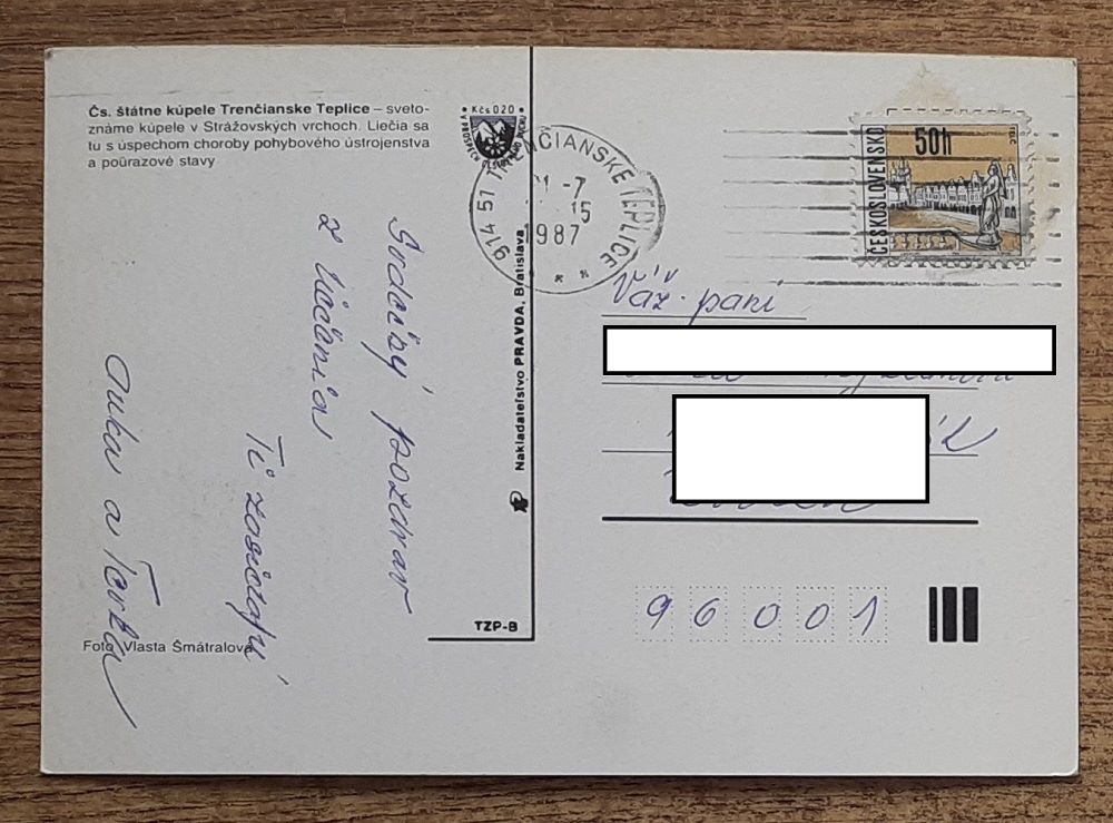 Štátne kúpele Trenčianske Teplice - 1987