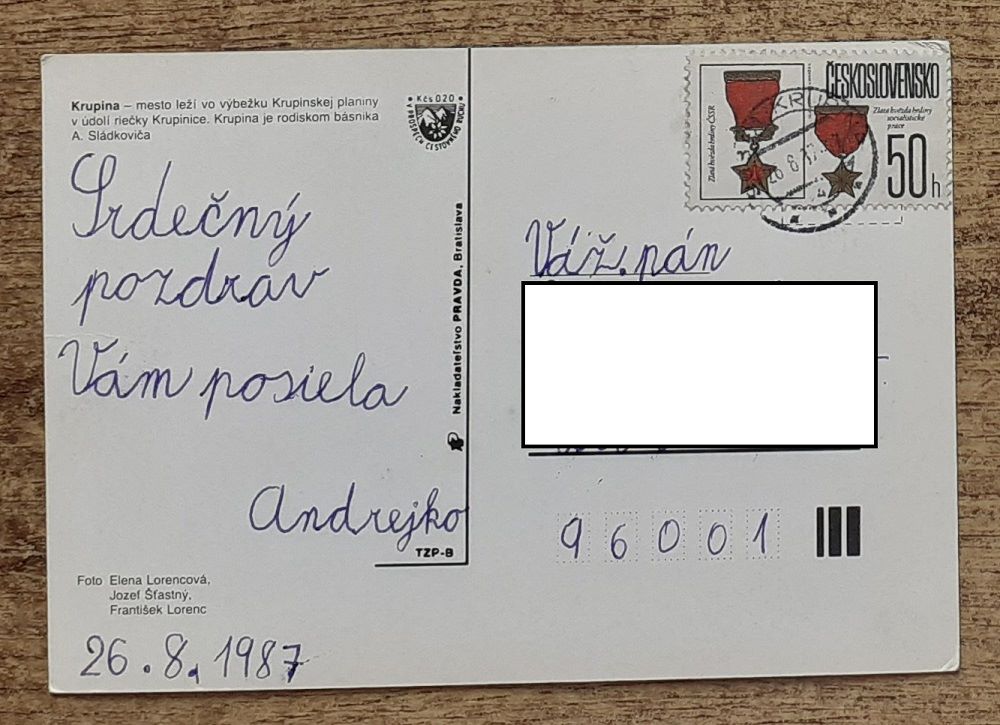 Krupina - 1987