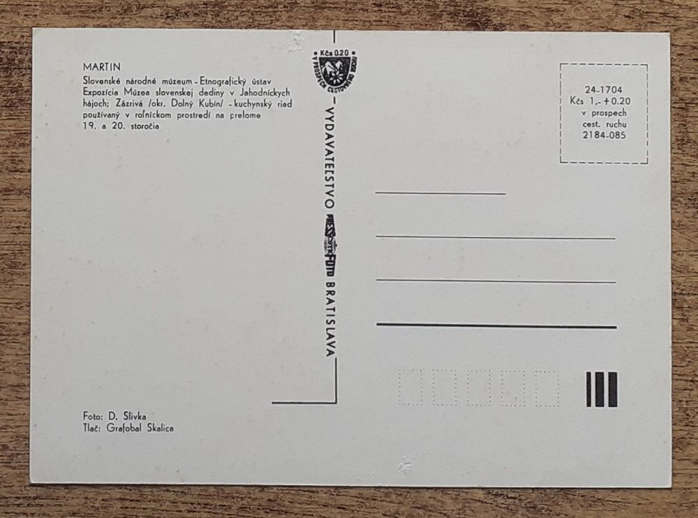 Martin - Slovenské národné múzeum - Etnografický ústav