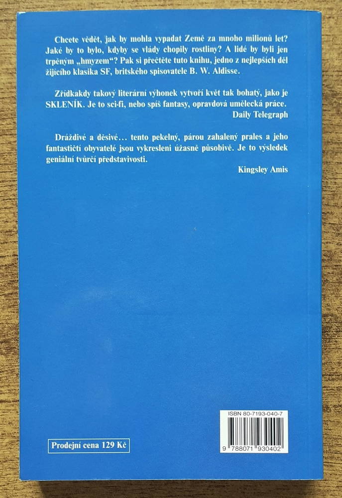 Skleník / postapokaliptická kniha