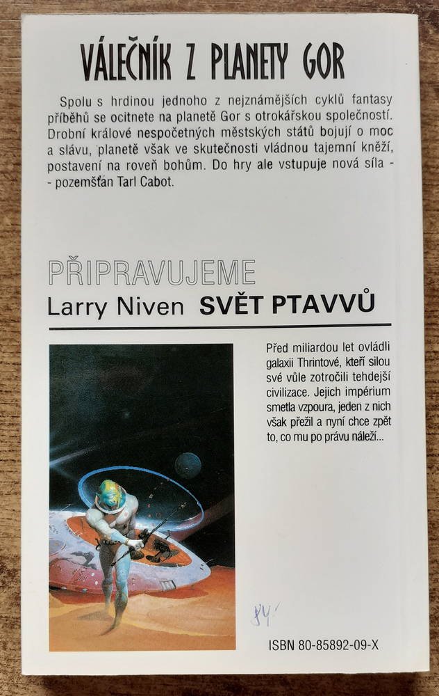 Válečník z planety Gor / Kroniky Protizemě / část 1.