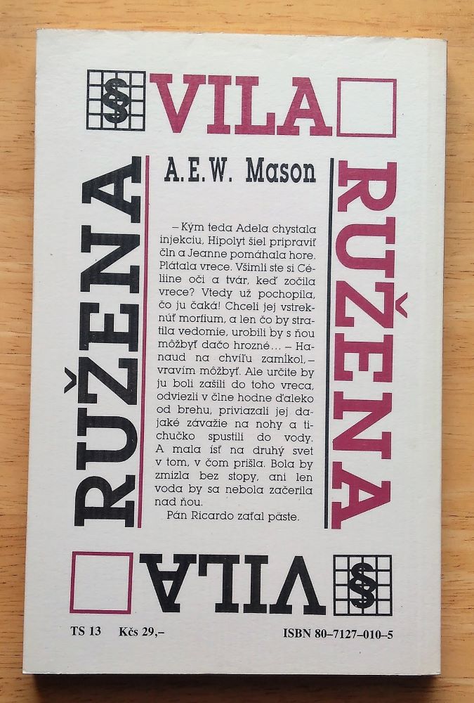 Vila Ružena / detektívka