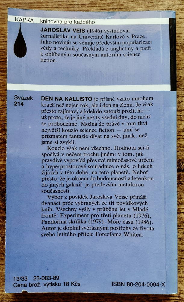 Den na Kallistó - sci-fi detektívne poviedky