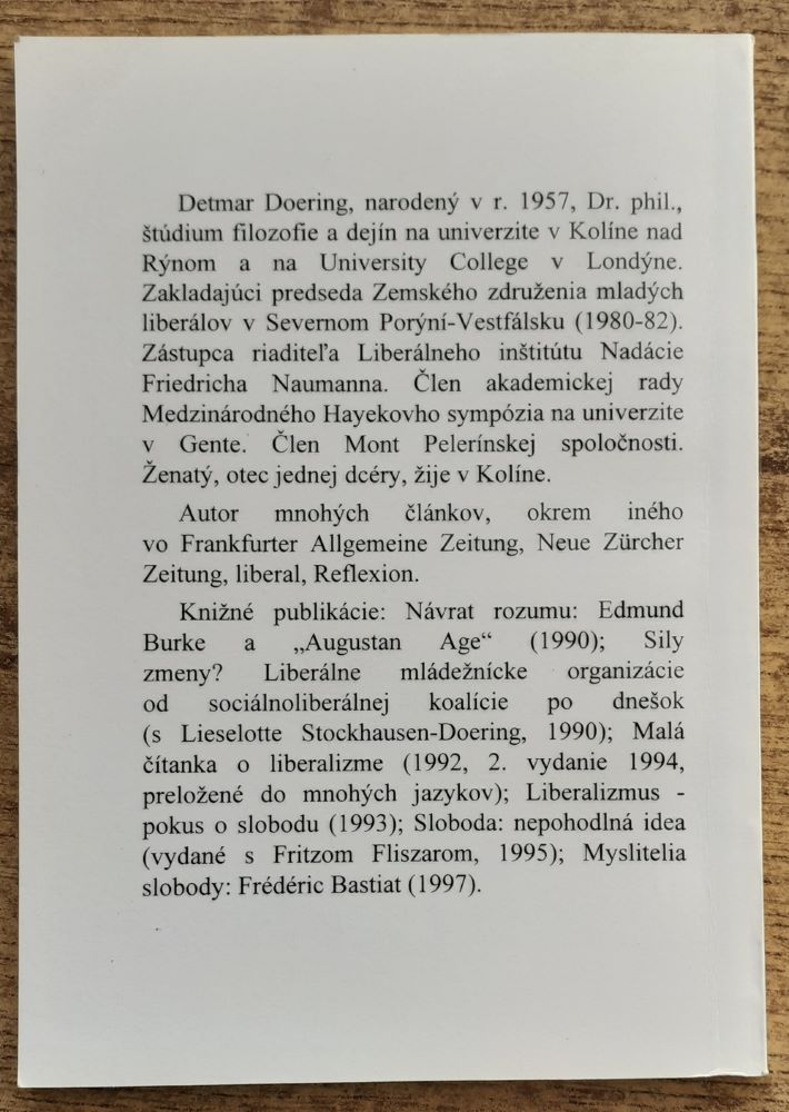 Liberalizmus - pokus o slobodu