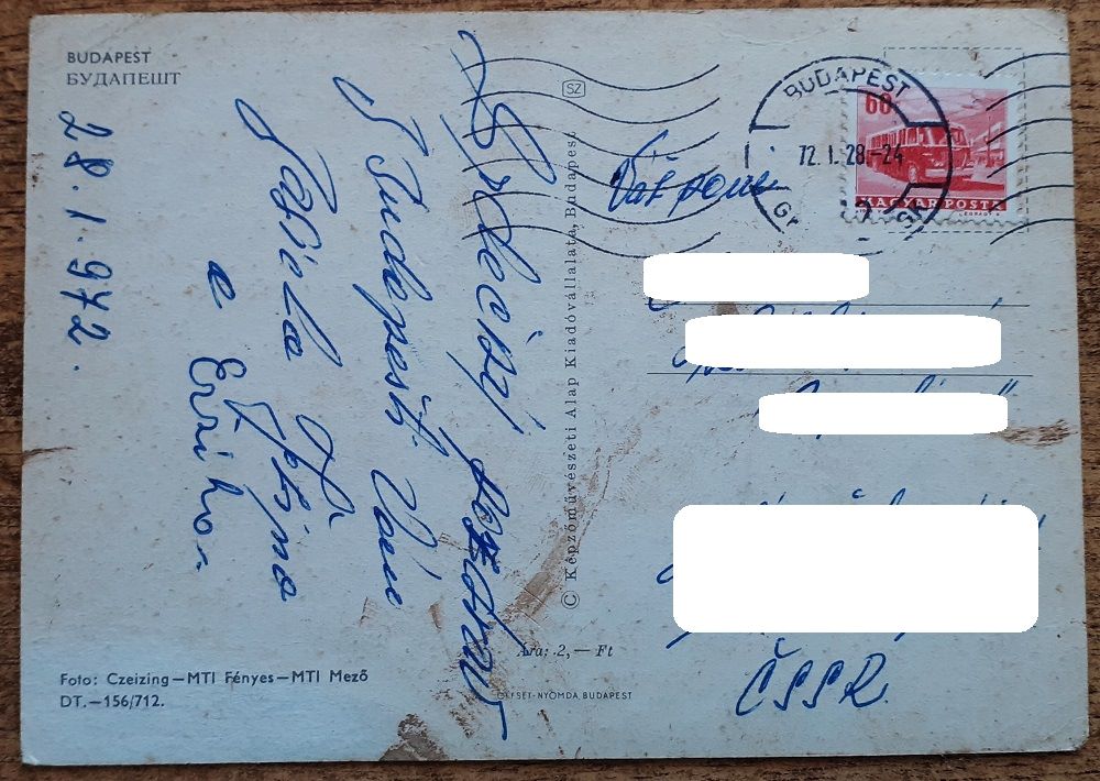 Maďarsko - Budapešť - 1972