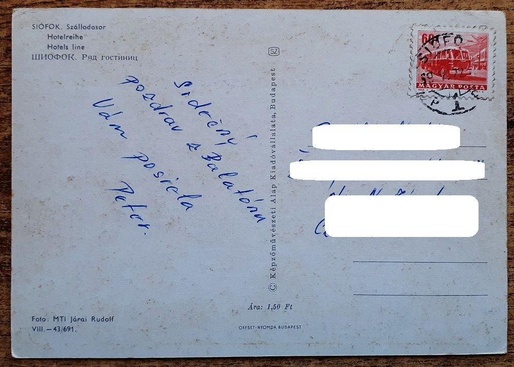 Maďarsko - Siófok - 1972