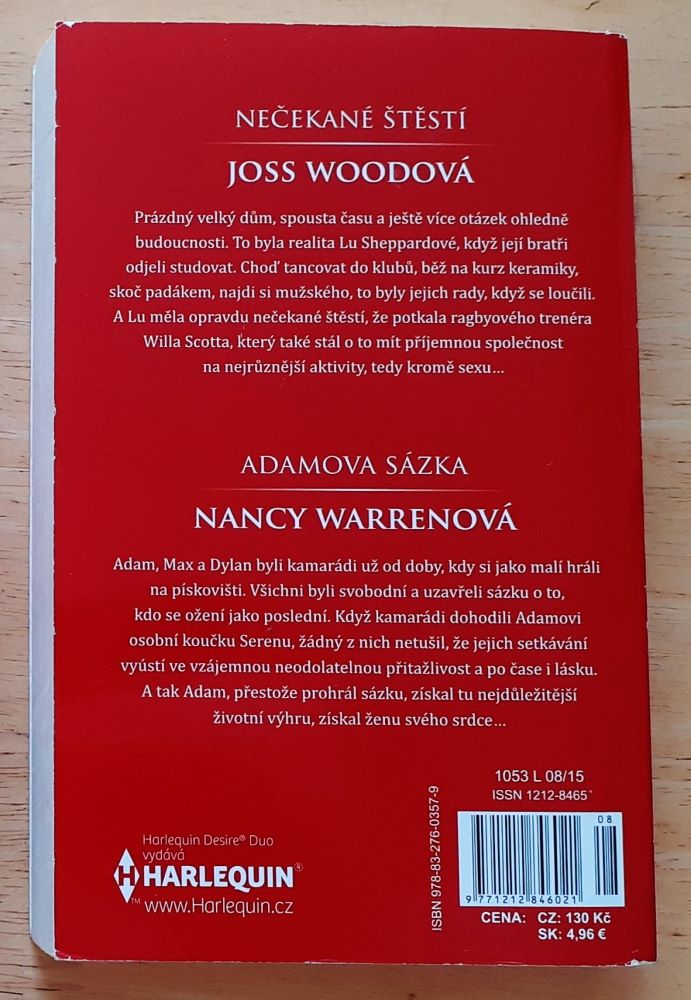 Nečekané štěstí - Joss Woodová / Adamova sázka - Nancy Warrenová