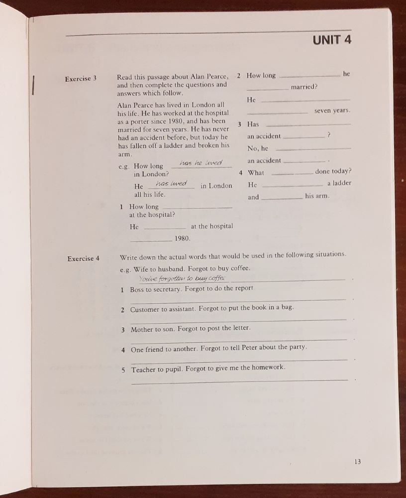 Discovering english workbook