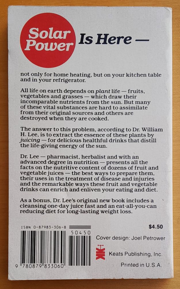 The Book of Raw Fruit and Vegetable Juices and Drinks