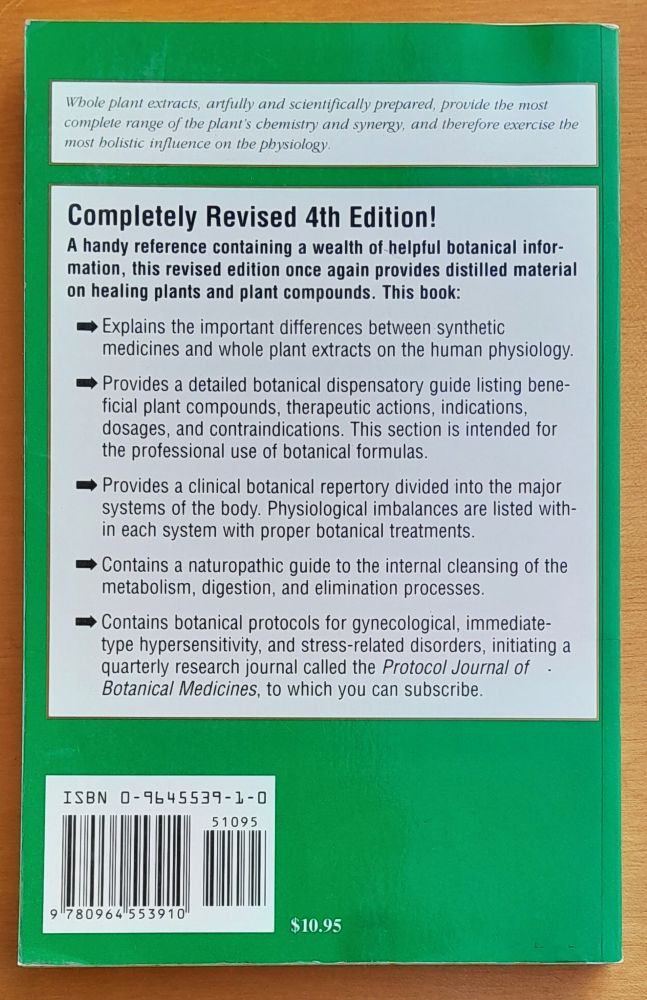 Naturopathic Handbook of Herbal Formulas
